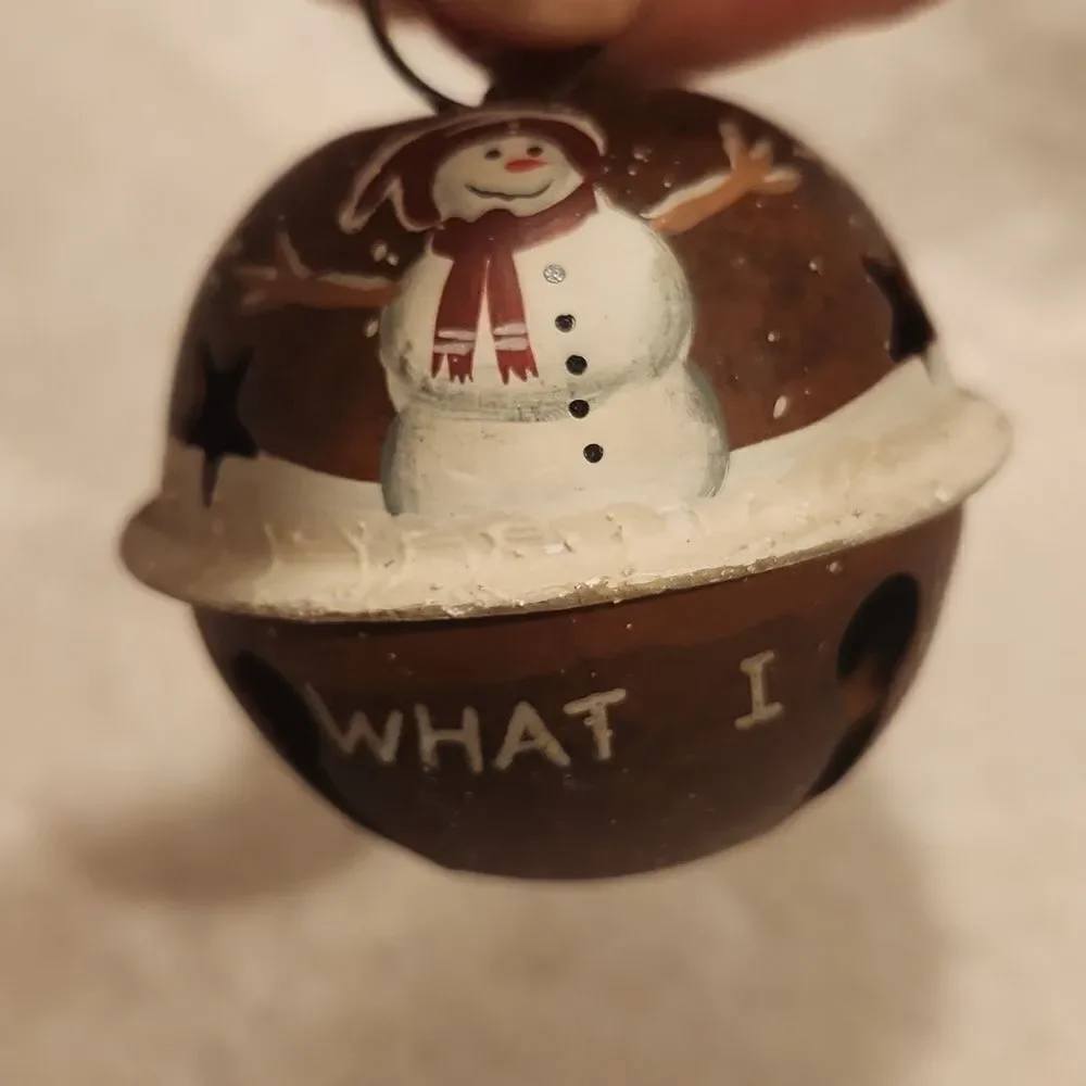 Do You Hear What I Hear Bell Christmas Ornament